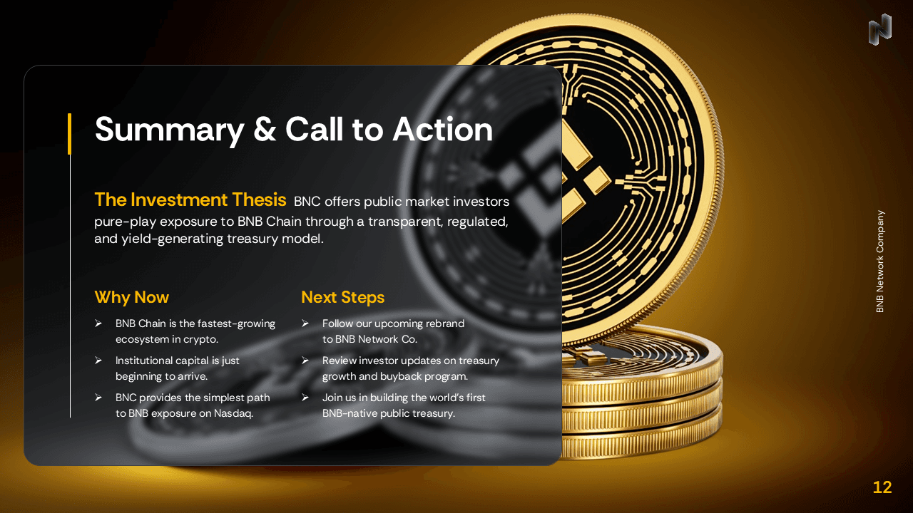 BNB Network Company Institutional Deck slide 9