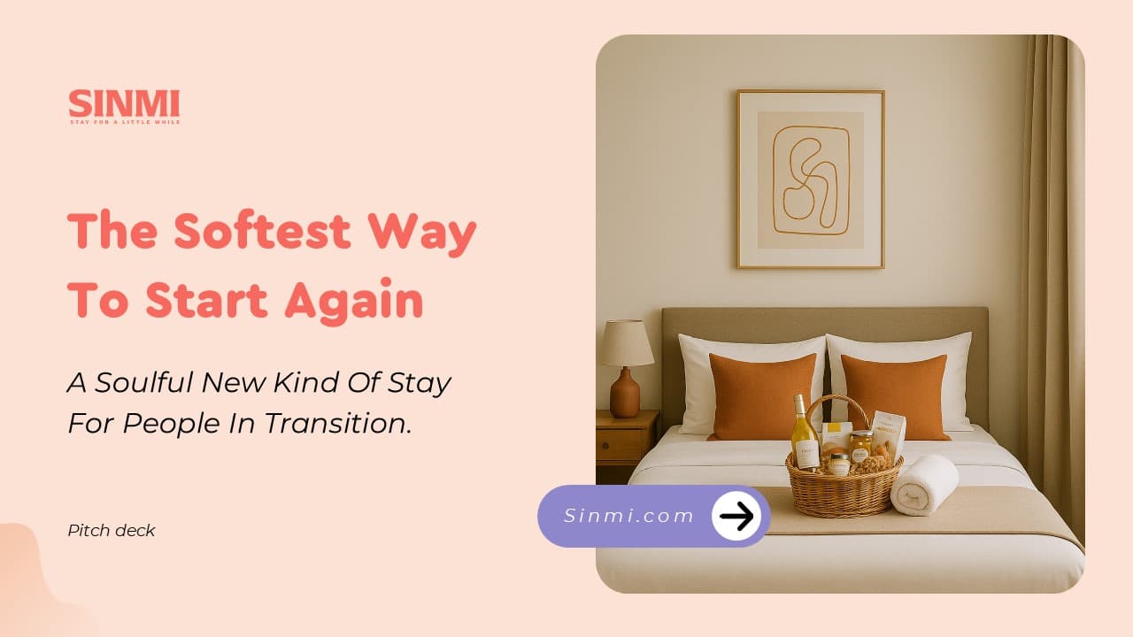 SINMI Real Estate Startup Pitch Deck