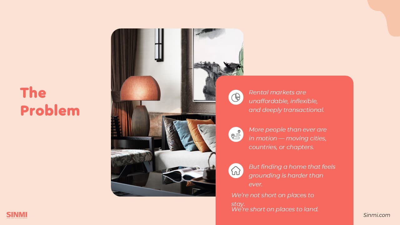 SINMI Real Estate Startup Pitch Deck slide 4