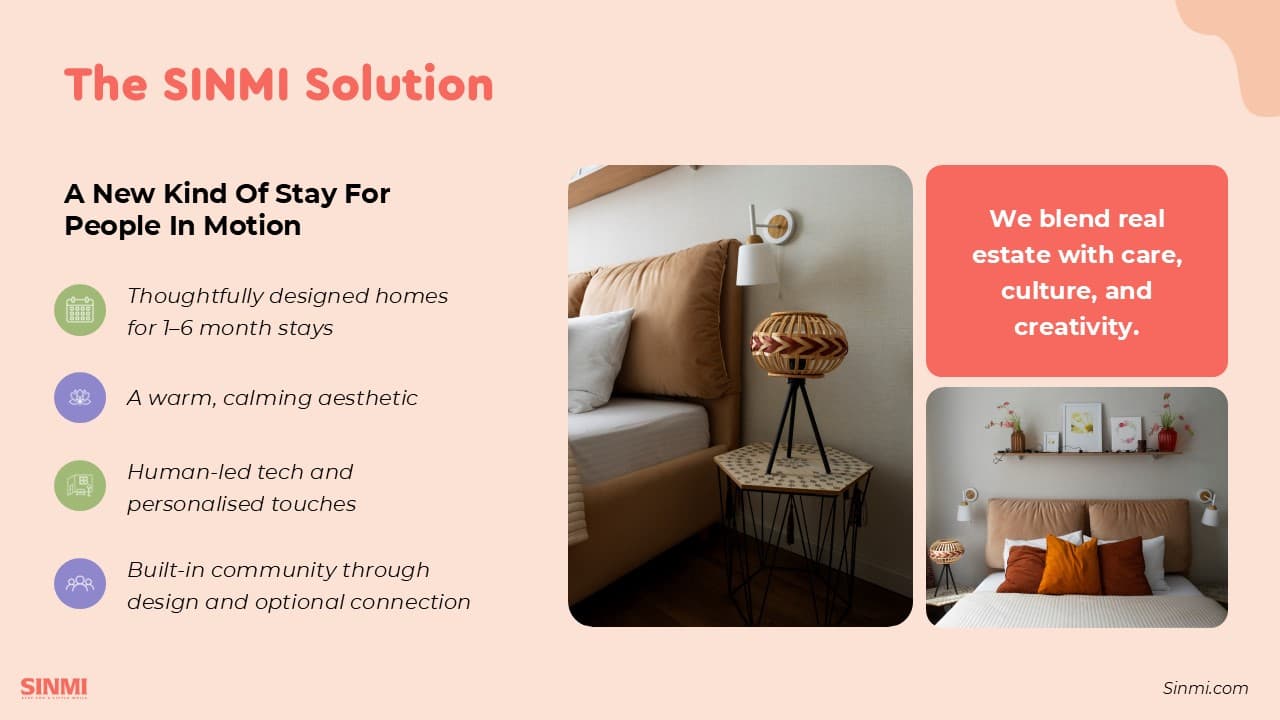 SINMI Real Estate Startup Pitch Deck slide 5
