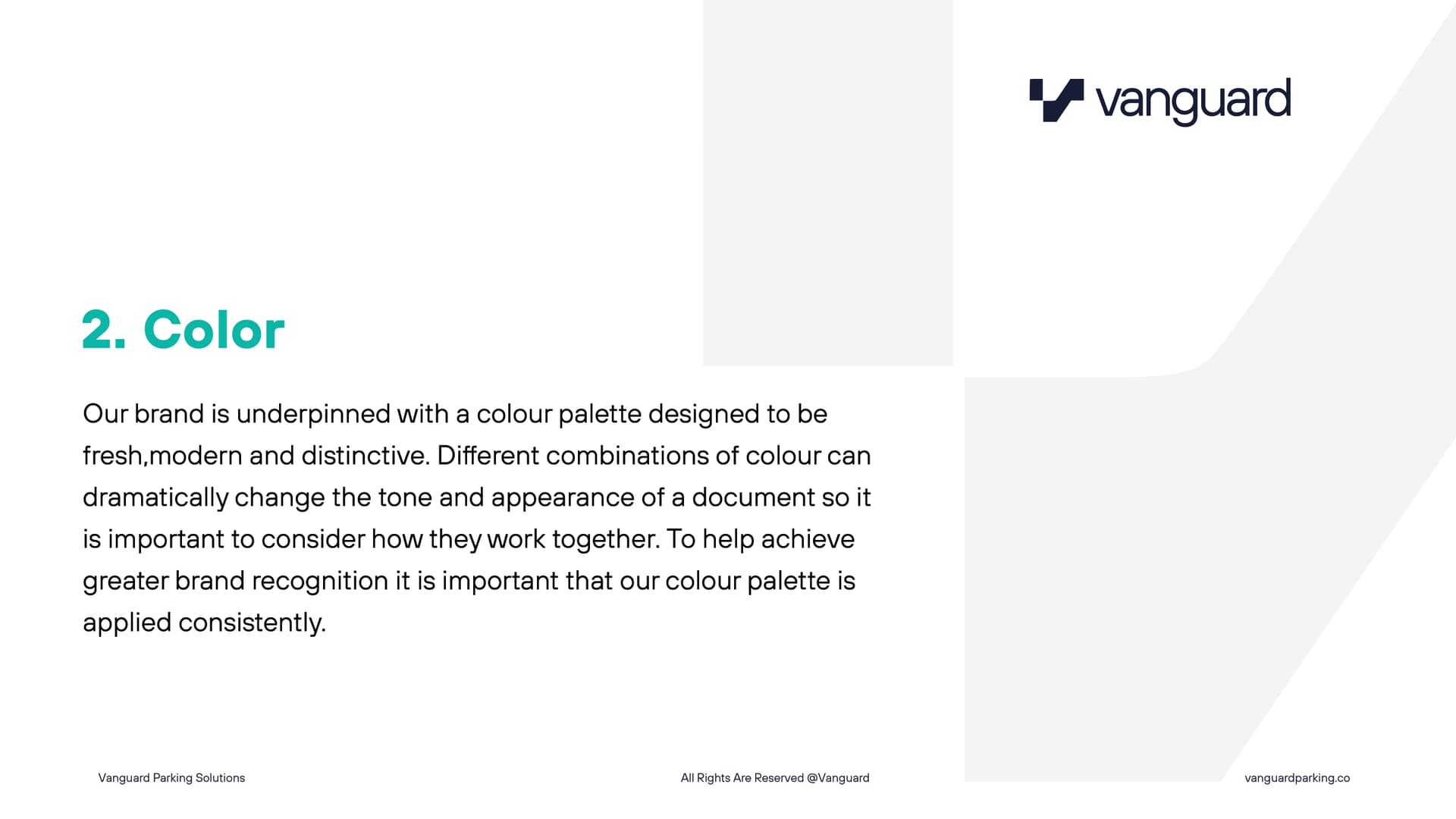 Vanguard Parking Solutions — Brand Identity slide 12