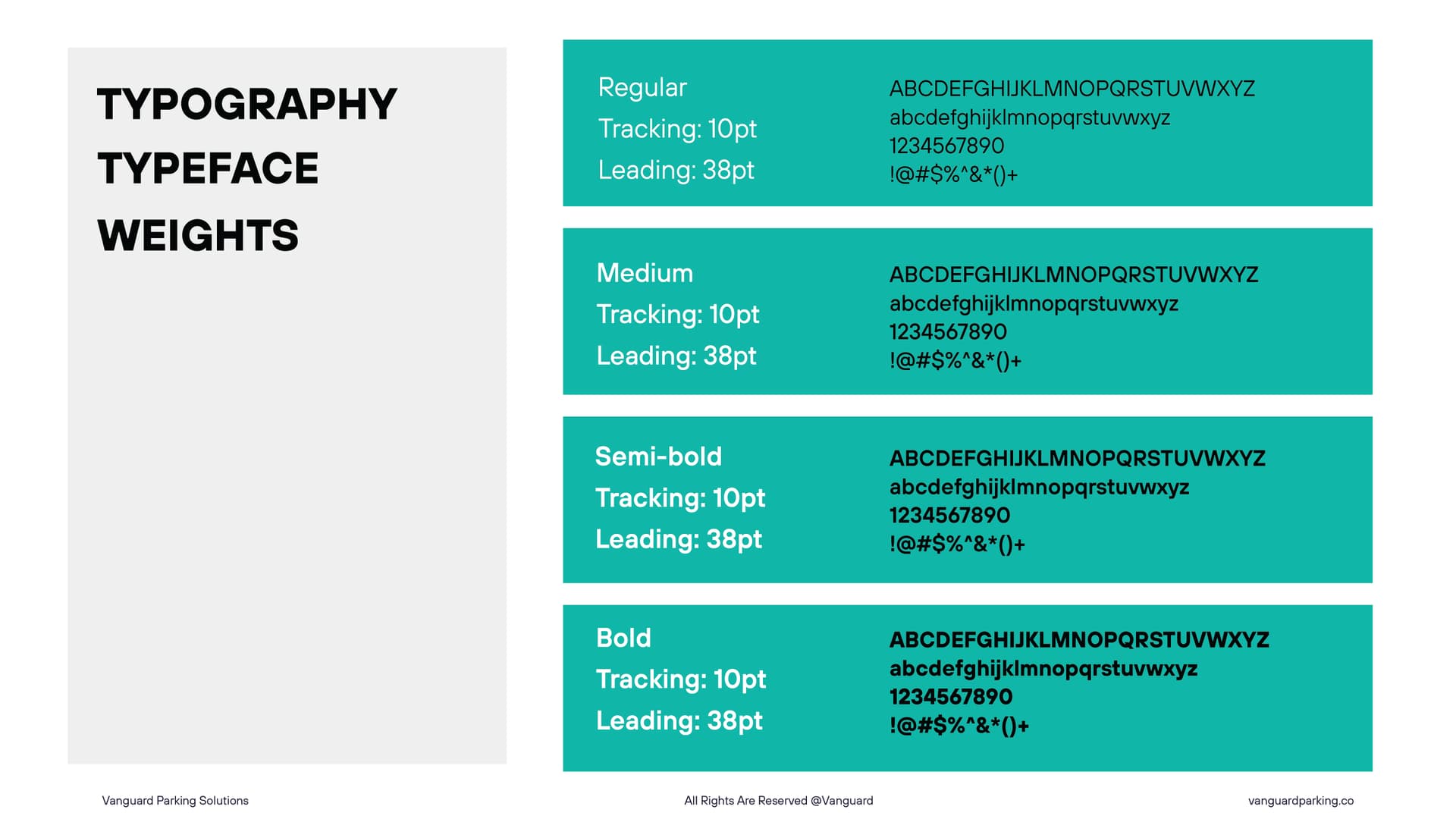Vanguard Parking Solutions — Brand Identity slide 17