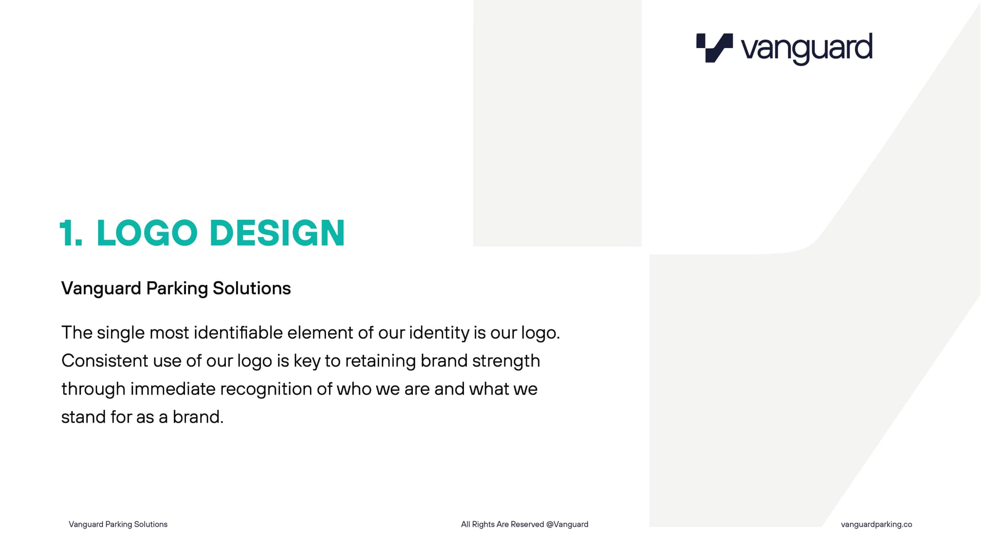 Vanguard Parking Solutions — Brand Identity slide 4