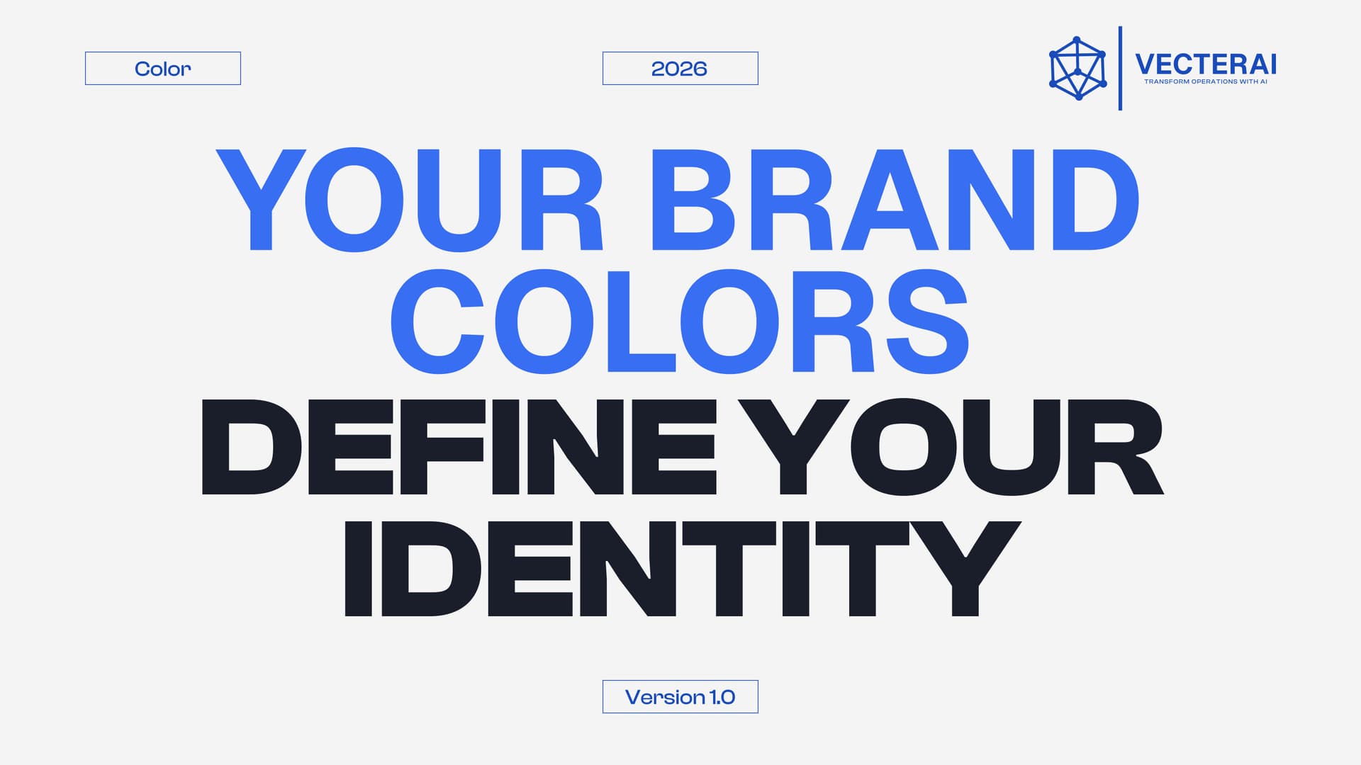 VECTERAI — Brand Identity slide 3