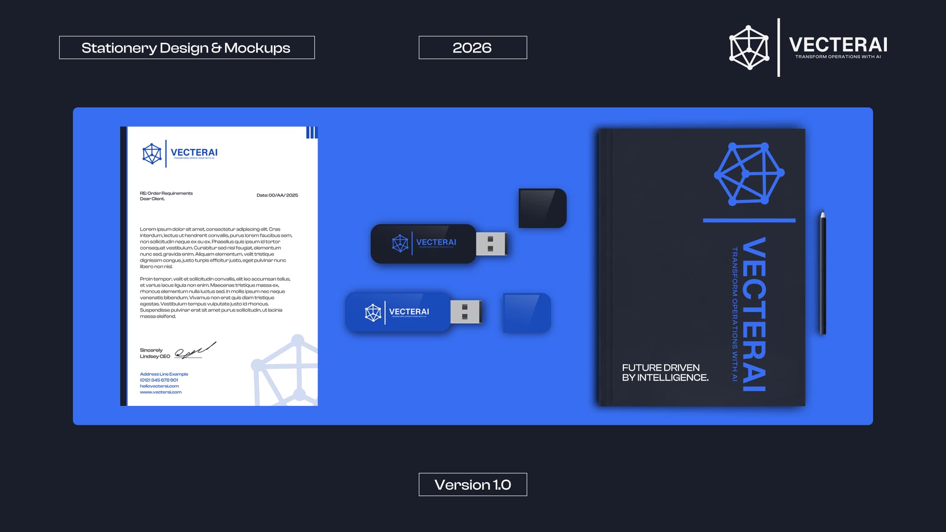 VECTERAI — Brand Identity slide 6