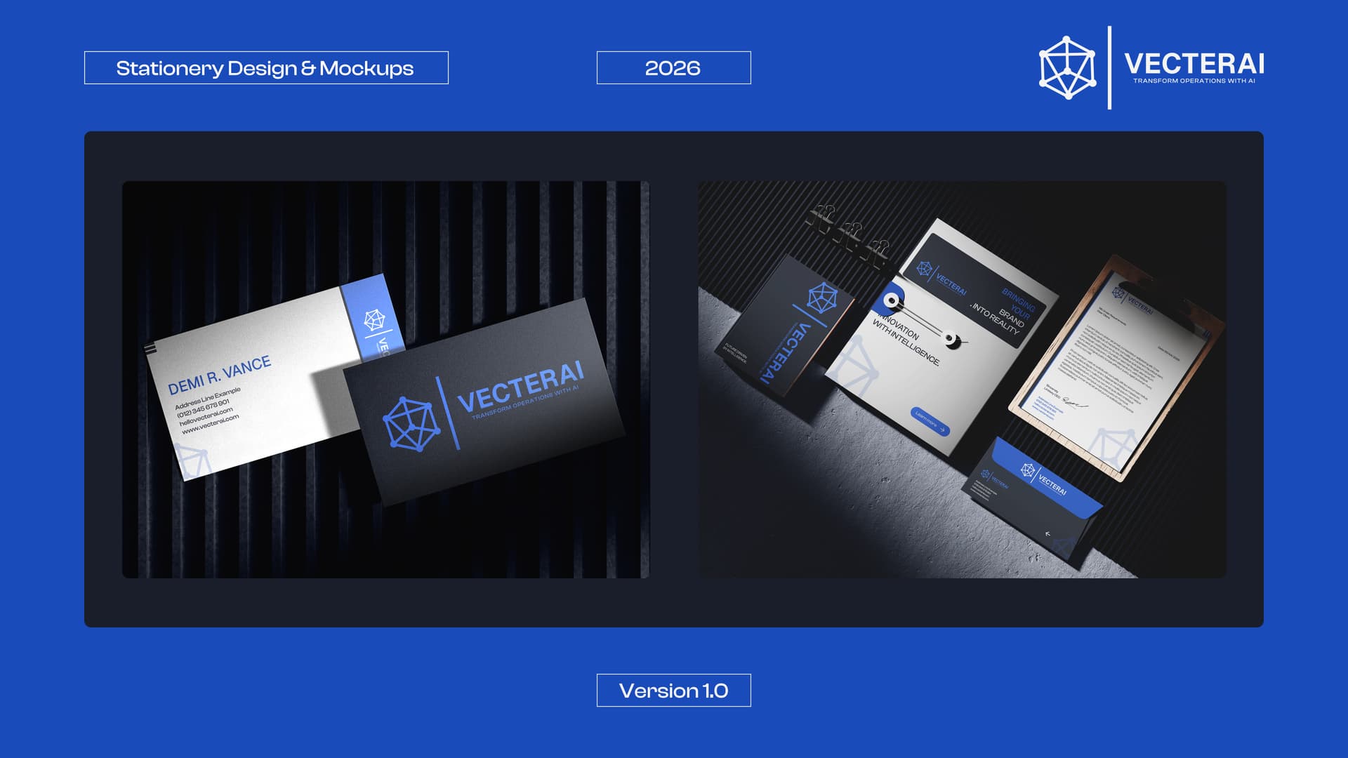 VECTERAI — Brand Identity slide 7