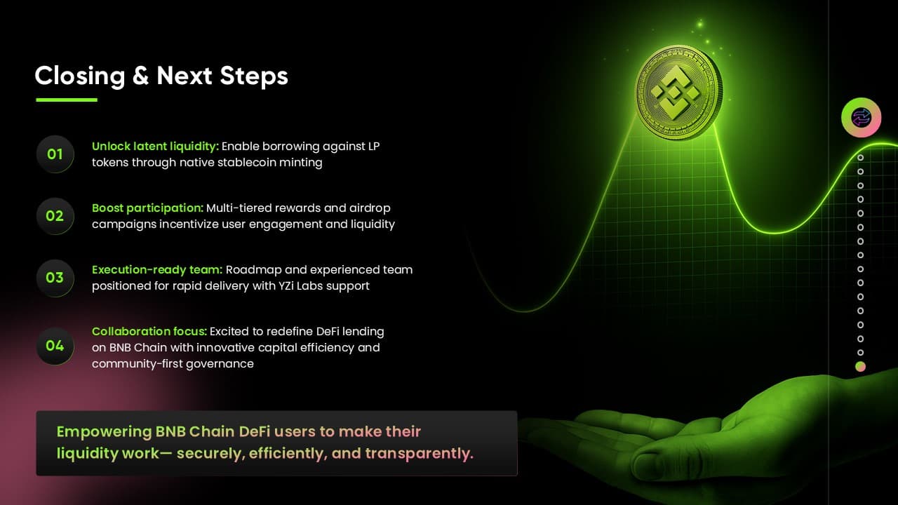LP Lend DeFi Protocol Pitch Deck slide 14