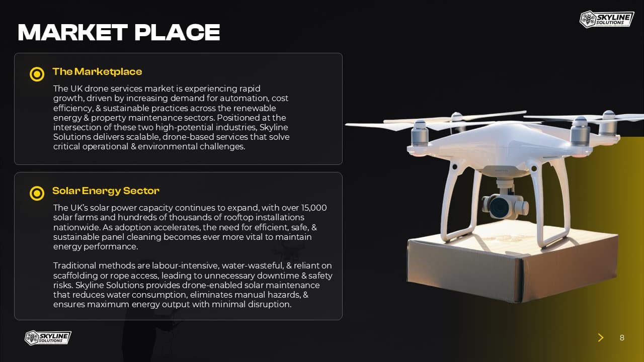 Skyline Solutions Drone Technology Deck slide 7
